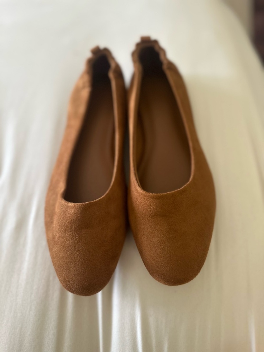 GAP Women's Suede Ballet Flats - Brown